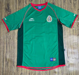 Mexico 2002 Retro Green/Red Home Jersey