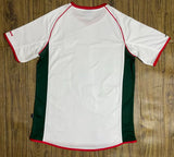Mexico 2002 Retro White/Green/Red Away Jersey