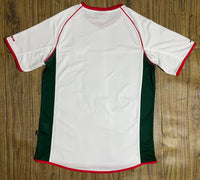 Mexico 2002 Retro White/Green/Red Away Jersey