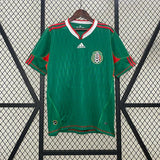 Mexico 2010 Vintage Retro Green Home Jersey