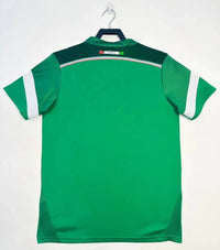 Mexico 2014 Vintage Retro Green Home Jersey