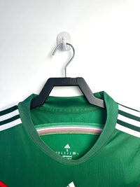 Mexico 2014 Vintage Retro Green Home Jersey