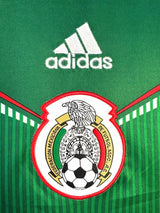 Mexico 2014 Vintage Retro Green Home Jersey