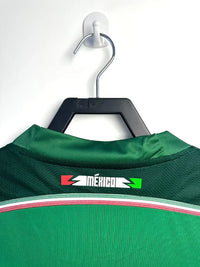 Mexico 2014 Vintage Retro Green Home Jersey