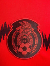 Mexico 2014 Vintage Retro Red Home Jersey