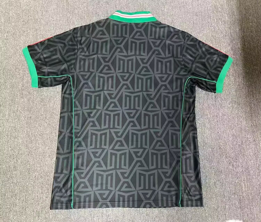 Mexico 2026 Black/Green Stripes Jersey