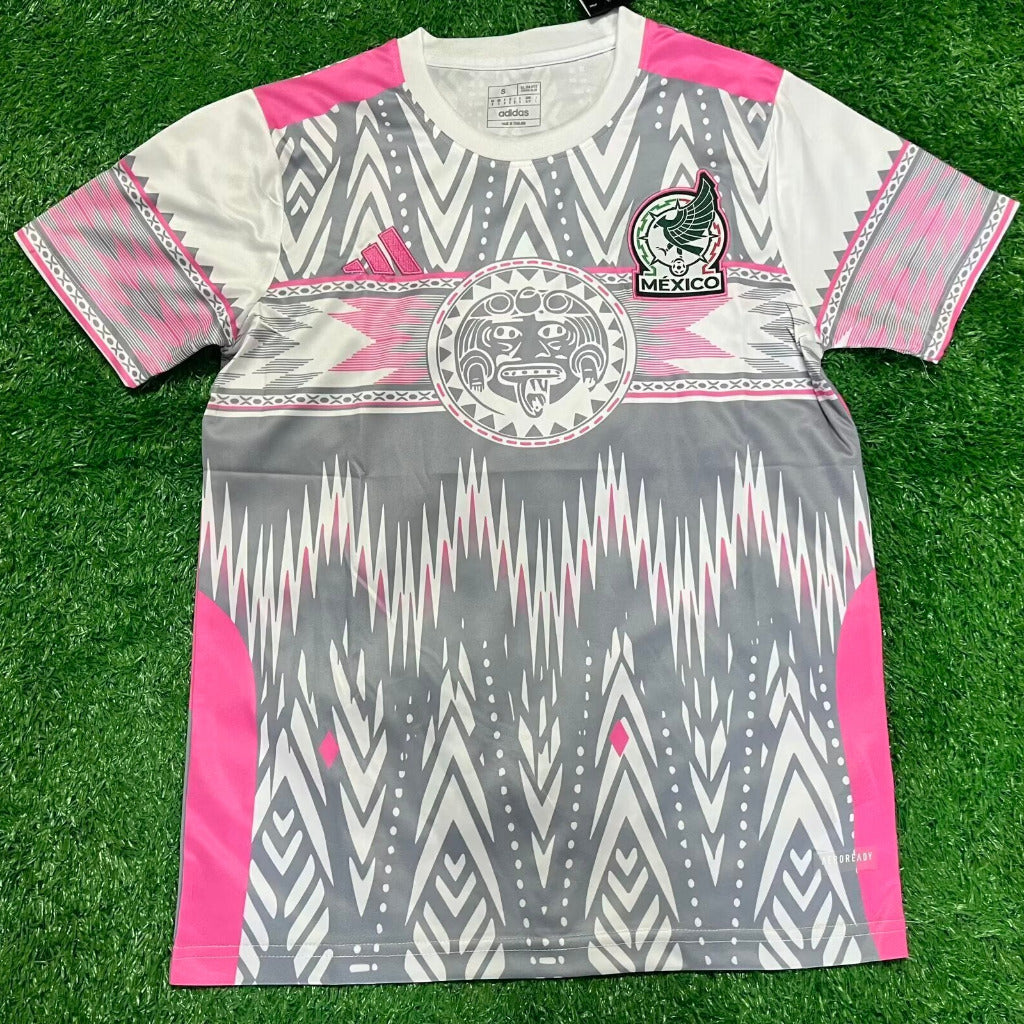 Mexico 2026 Gray/White/Pink Special Edition Jersey