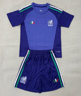 Mexico 2026 Purple/Blue Away Goalkeeper Kids Jersey Set