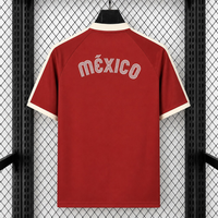 Mexico 2026 Red/Off-White 3 Stripes Jersey