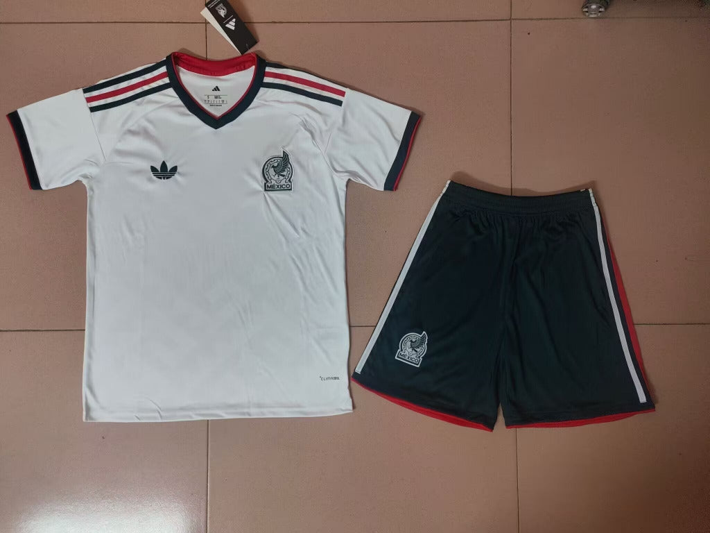 Mexico 2026 White Away Kids Jersey Set