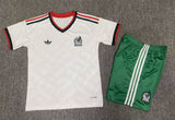 Mexico 2026 White Away Kids Jersey Set