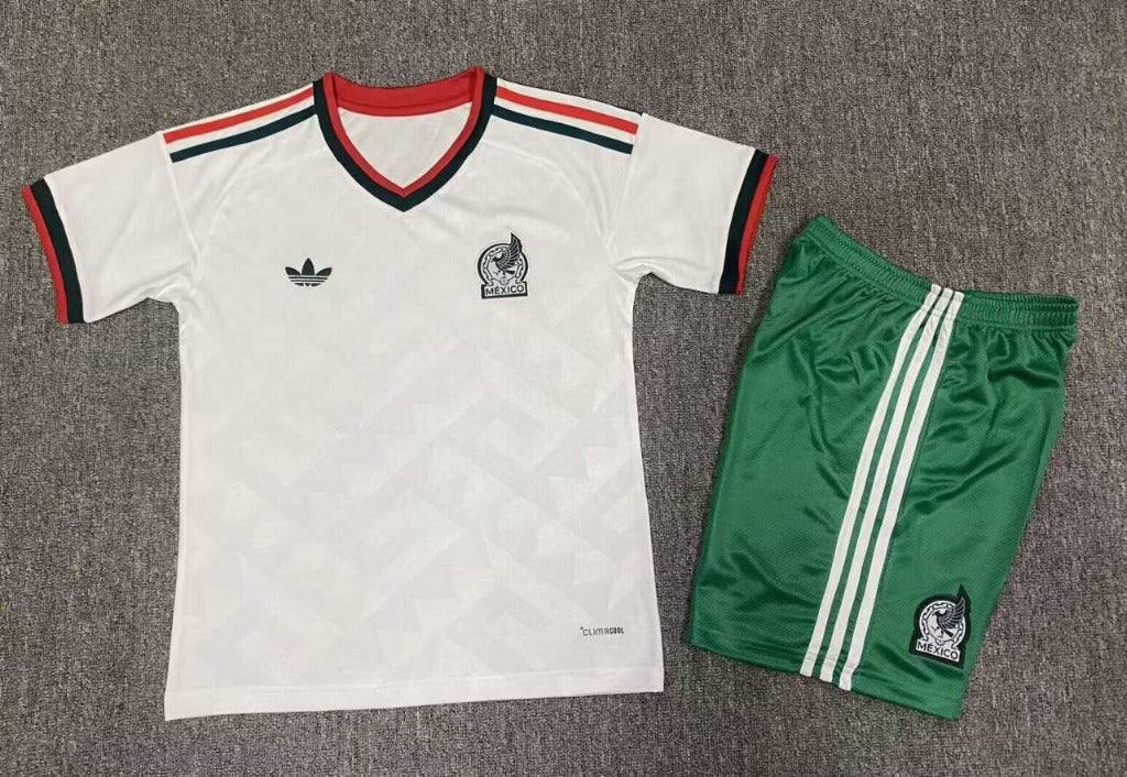 Mexico 2026 White Away Kids Jersey Set