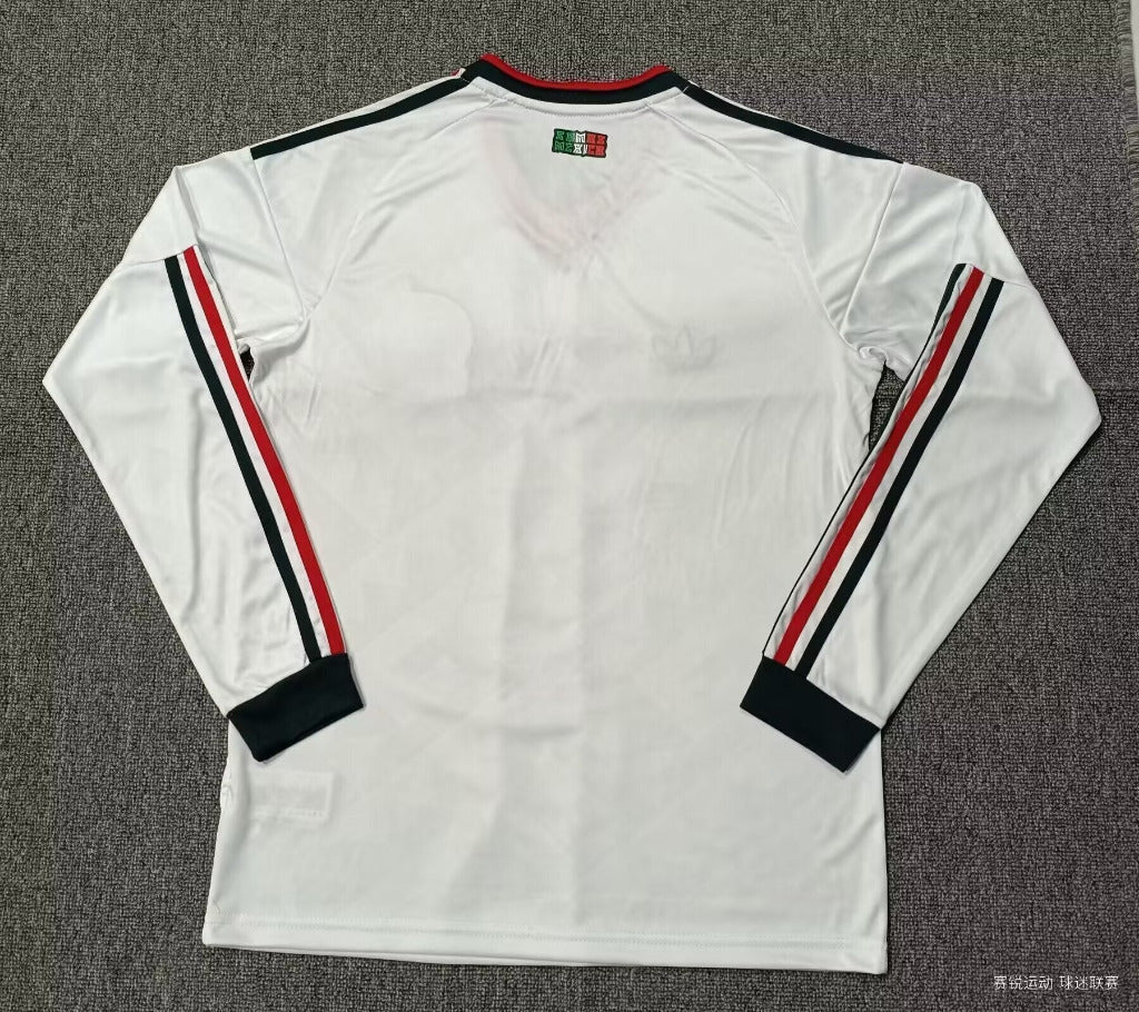 Mexico 2026 White Away Long Sleeve Jersey