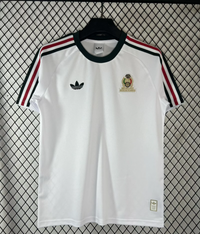 Mexico 2026 White/Black/Red Stripes Training Jersey