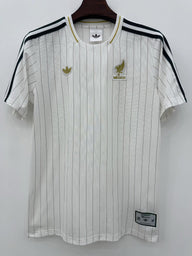 Mexico 2026 White/Gray Vertical Stripes Jersey