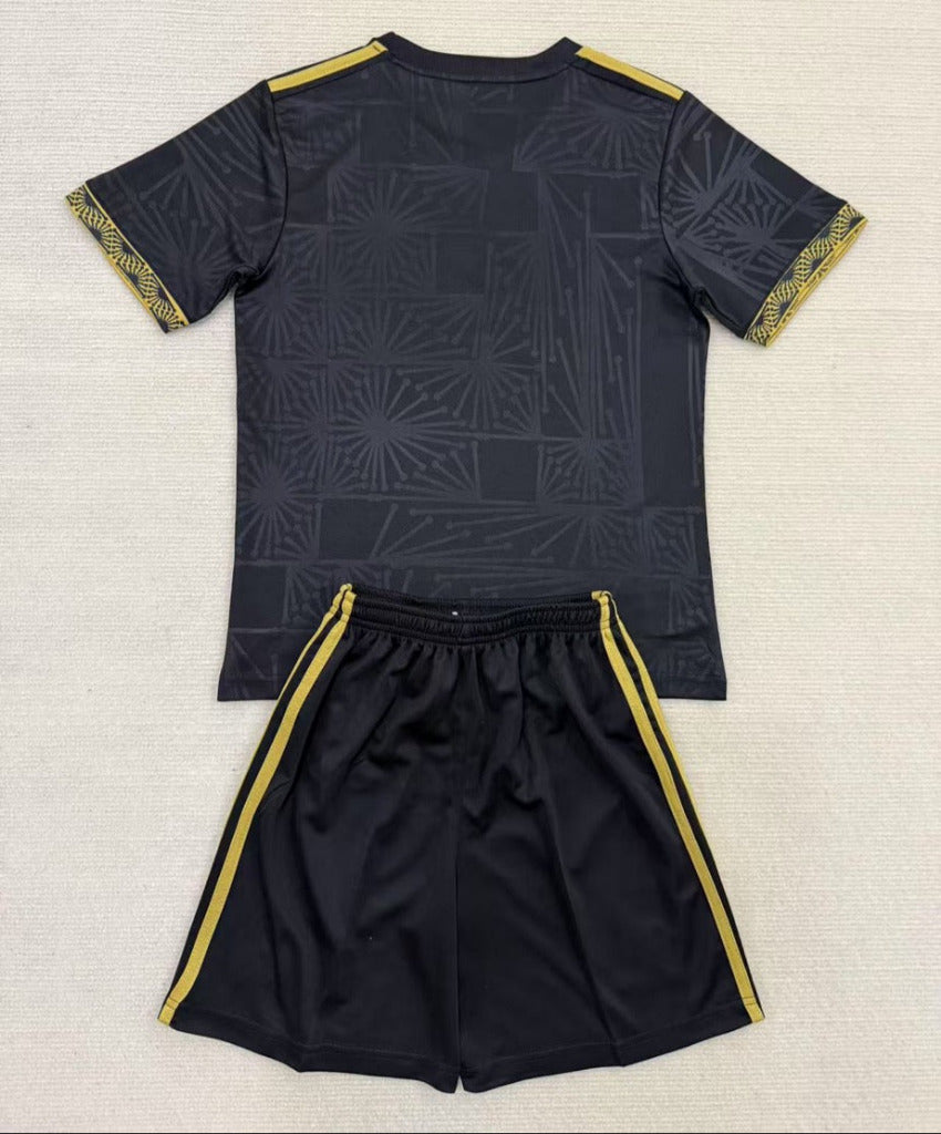 Mexico 25/26 Gold Cup Black Kids Jersey Set
