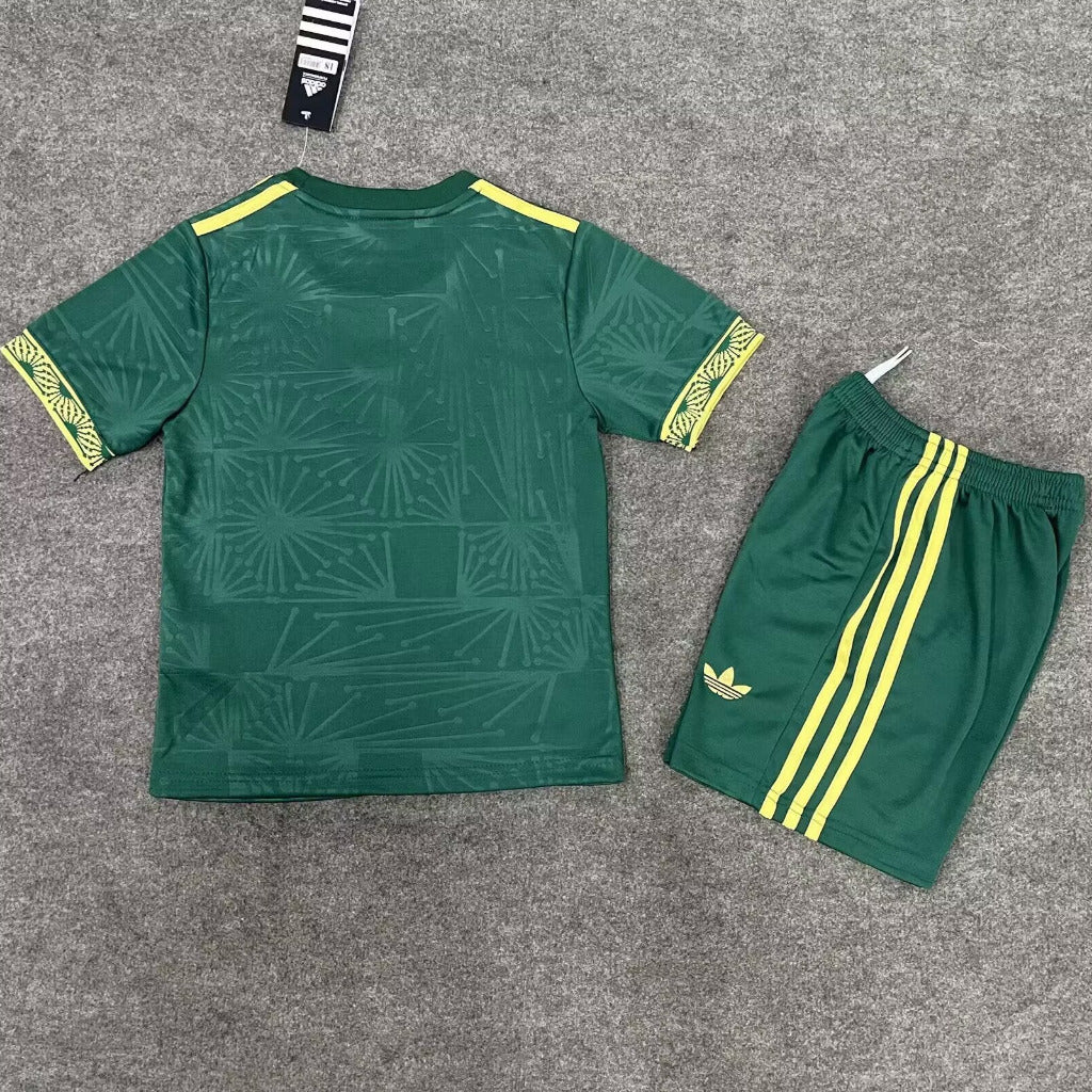 Mexico 25/26 Gold Cup Green Kids Jersey Set