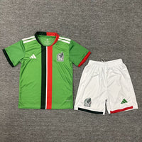 Mexico 25/26 Green/White Home Kids Jersey Set