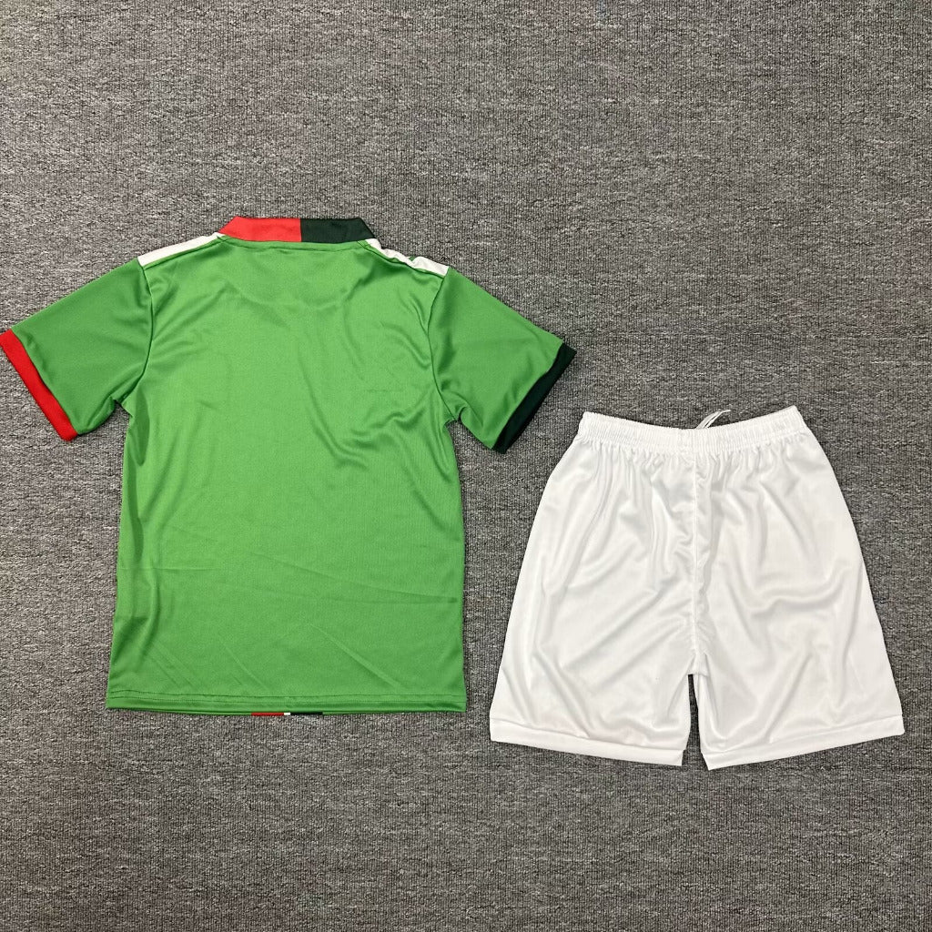 Mexico 25/26 Green/White Home Kids Jersey Set