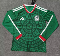 Mexico 25/26 Green World Cup Home Long Sleeve Jersey