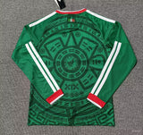 Mexico 25/26 Green World Cup Home Long Sleeve Jersey