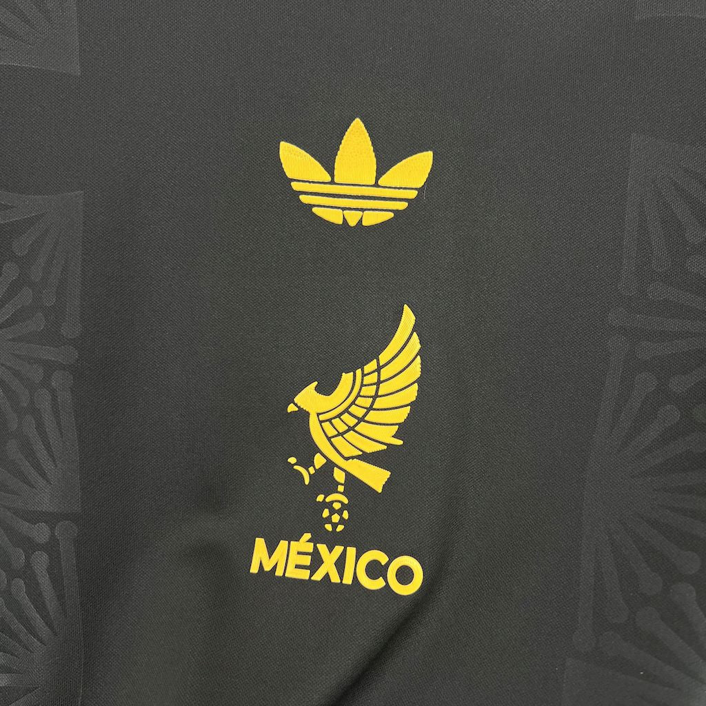 Mexico 25/26 Special Gold Cup Black Player Version Jersey
