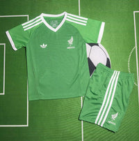 Mexico 25/26 Training Kids Green Jersey Set