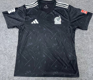 Mexico 26/27 Black/White Stripes Coca-Cola Jersey