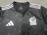 Mexico 26/27 Black/White Stripes Coca-Cola Jersey