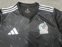 Mexico 26/27 Black/White Stripes Coca-Cola Jersey