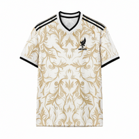 Mexico 26/27 White and Gold/Black Stripes Special Edition Jersey