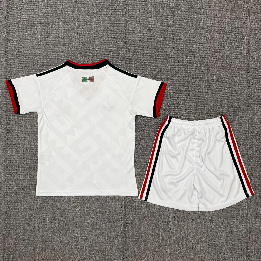 Mexico 26/27 White Away Kids Jersey Set