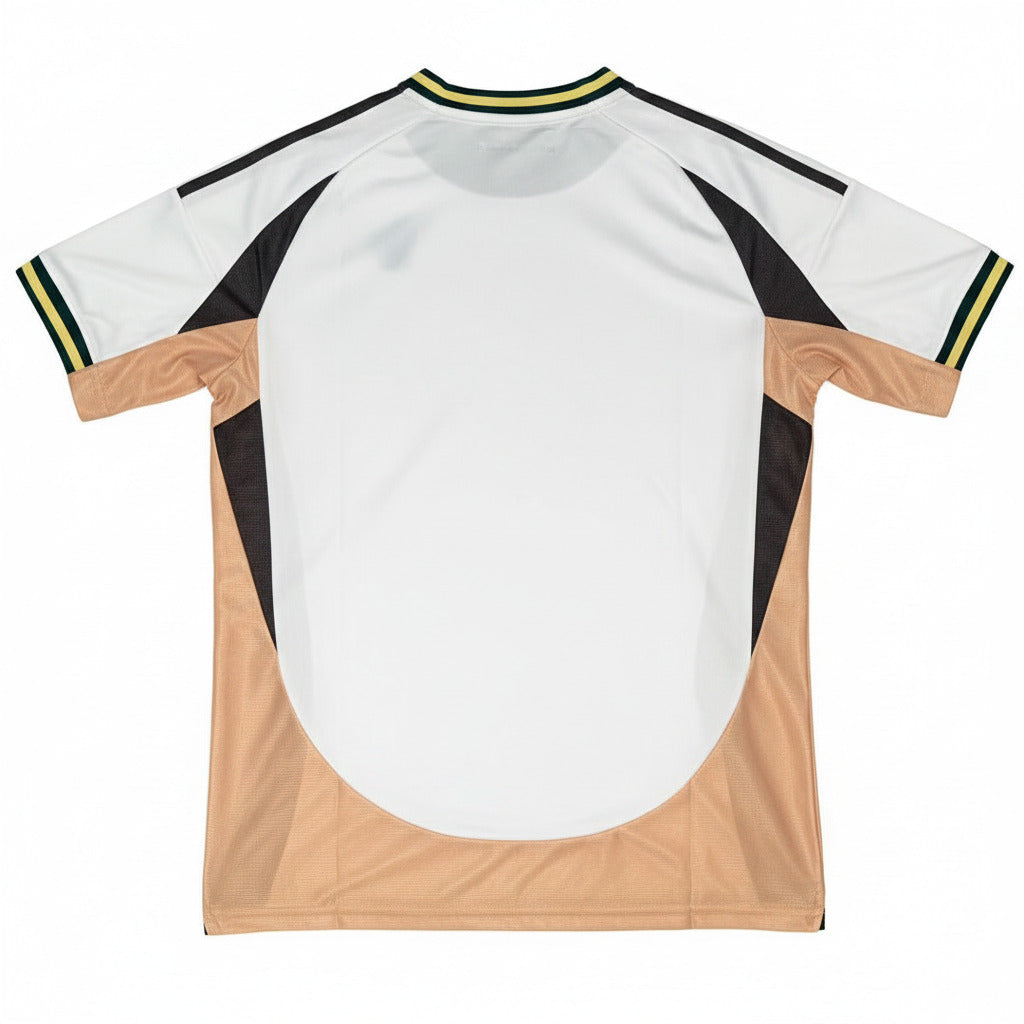 Mexico 26/27 White/Beige Stripes/Black Special Jersey