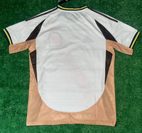 Mexico 26/27 White/Beige Stripes/Black Special Jersey