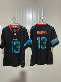 Miami Dolphins 25/26 Marino #13 Pitch Blue Jersey