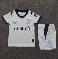 Middlesbrough 26/27 White/Navy Blue Trim Away Kids Jersey Set