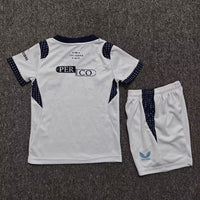 Middlesbrough 26/27 White/Navy Blue Trim Away Kids Jersey Set