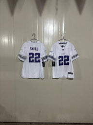 Minnesota Vikings 25/26 Smith #22 White/Gray Game Kids Jersey