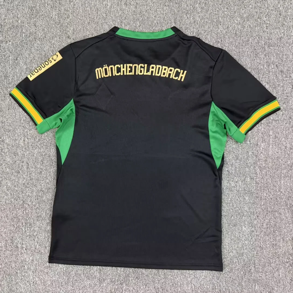 Mnchengladbach 26/27 Black/Green/Yellow Away Jersey
