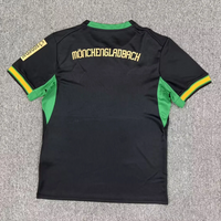 Mnchengladbach 26/27 Black/Green/Yellow Away Jersey