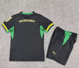 Mnchengladbach 26/27 Black/Green/Yellow Away Kids Jersey Set
