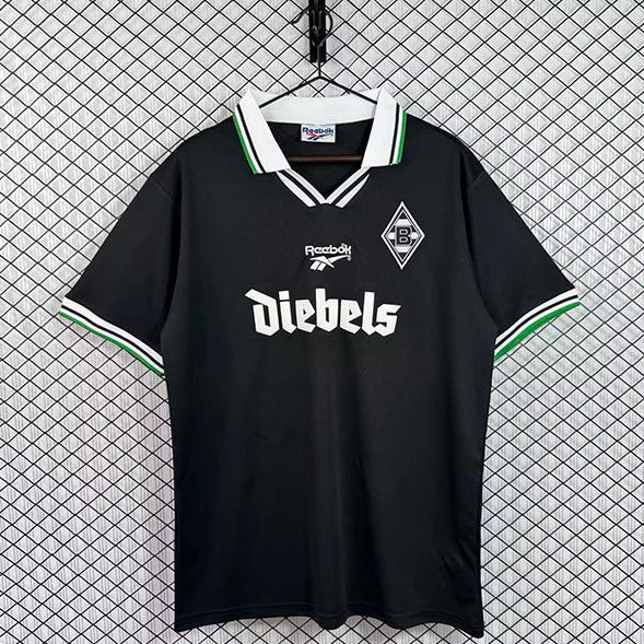 Mnchengladbach 26/27 Black/White/Green Trim 3rd Away Jersey
