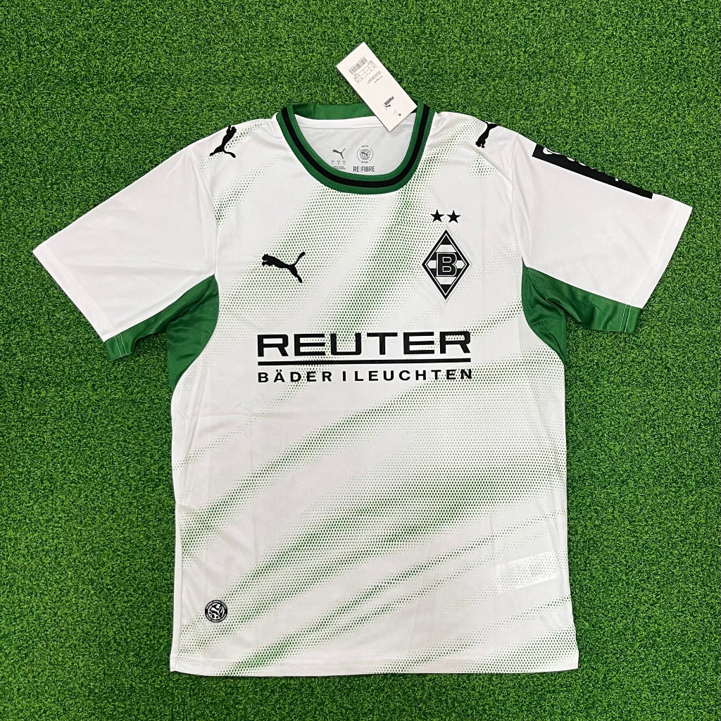 Mnchengladbach 26/27 White/Green Home Jersey
