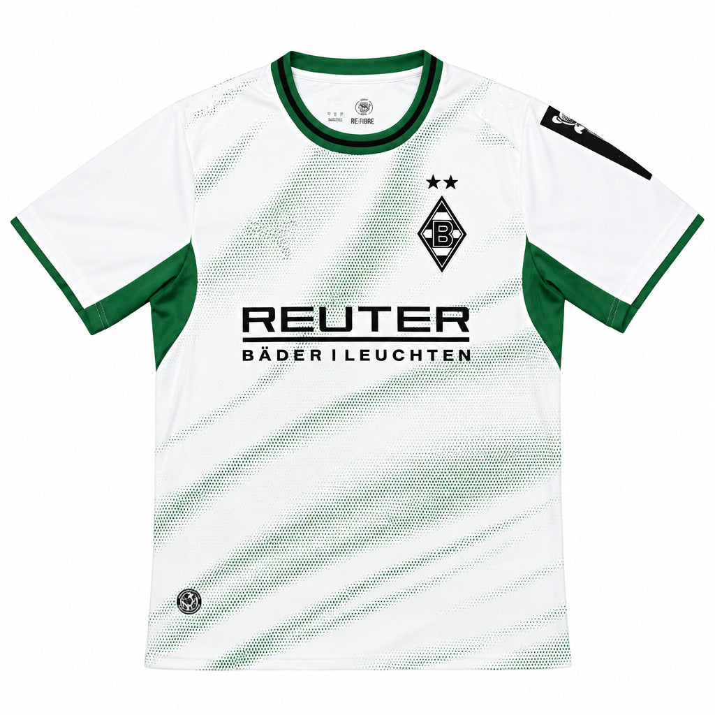 Mnchengladbach 26/27 White/Green Home Jersey