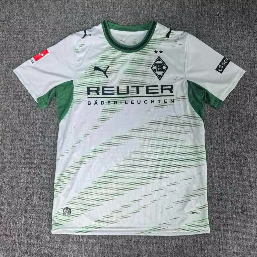 Mnchengladbach 26/27 White/Green Home Jersey