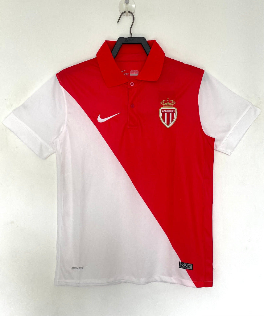Monaco 2014/15 Retro Red/White Home Jersey