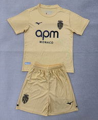 Monaco 25/26 Celestial Yellow Third Kids Jersey Set