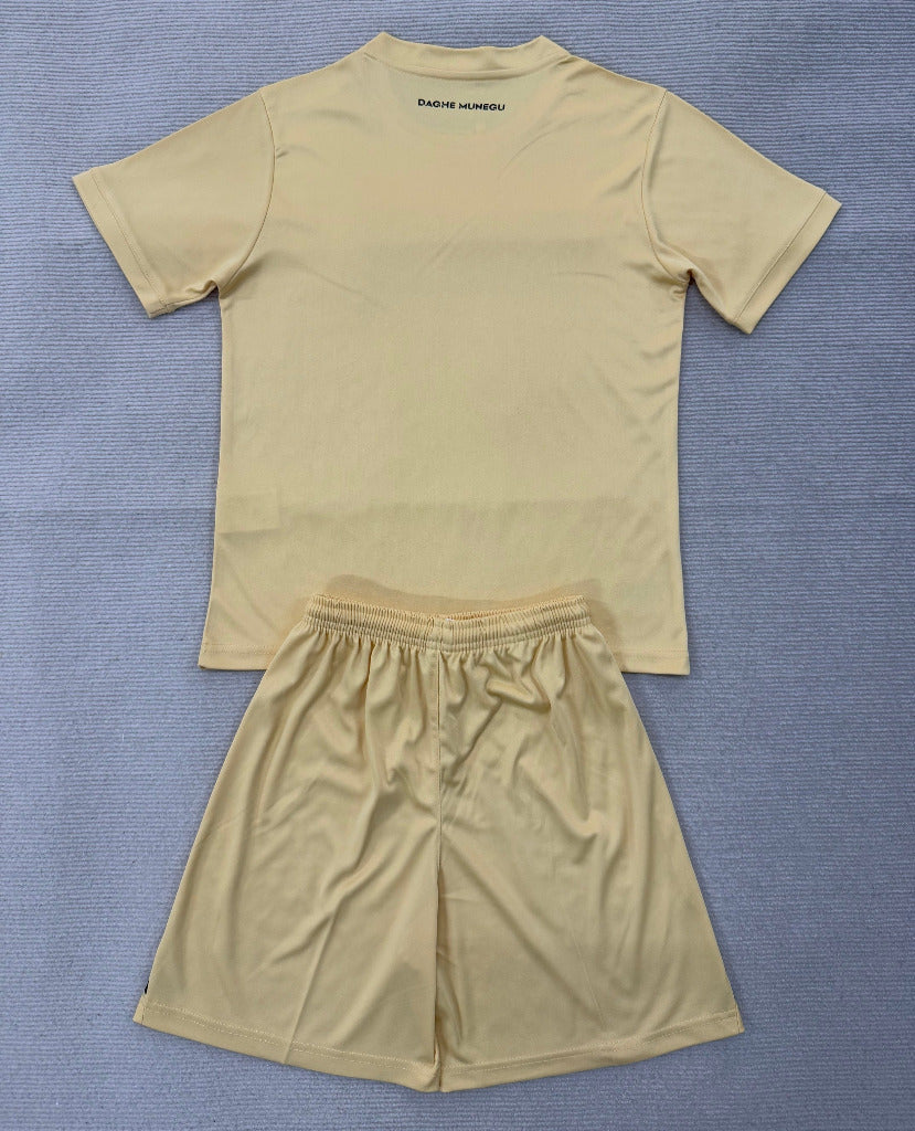 Monaco 25/26 Celestial Yellow Third Kids Jersey Set