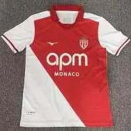 Monaco 26/27 Red/White Home Jersey
