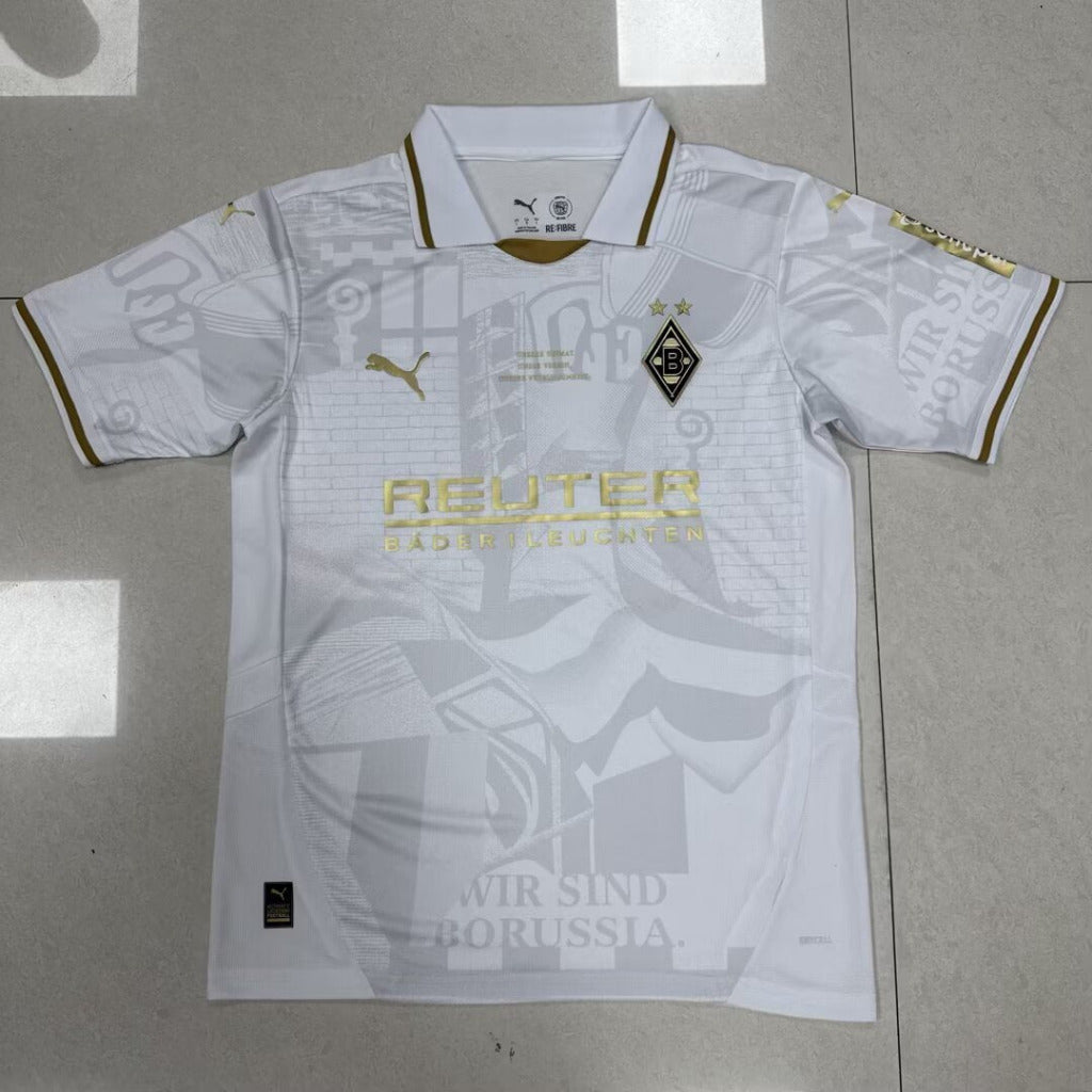 Monchengladbach 25/26 White 125th Anniversary Special Jersey